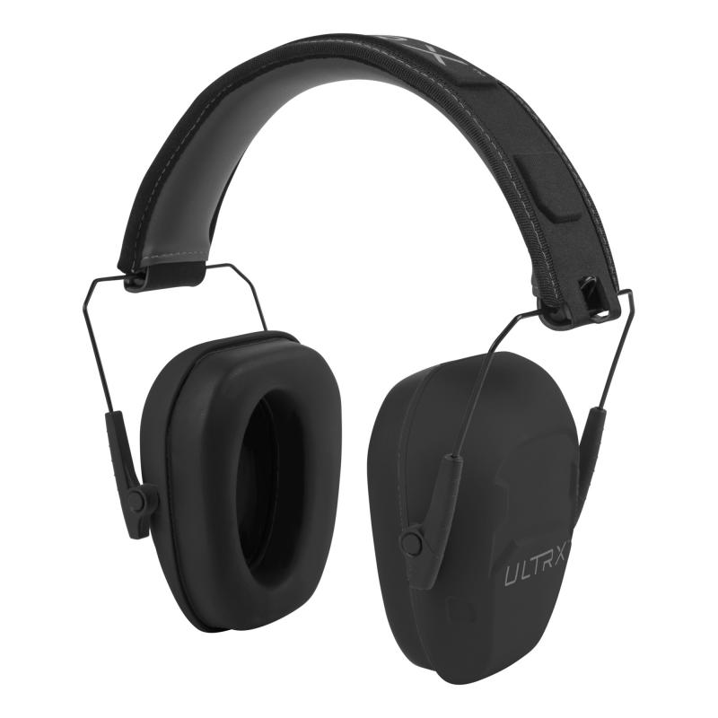 ULTRX Shield Passive Muffs, Earmuff, NRR 23dB, Midnight Gray 4100