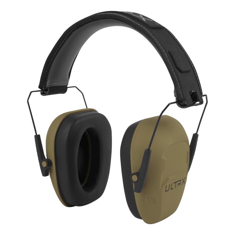 ULTRX Shield Passive Muffs, Earmuff, NRR 23dB, Flat Dark Earth 4106
