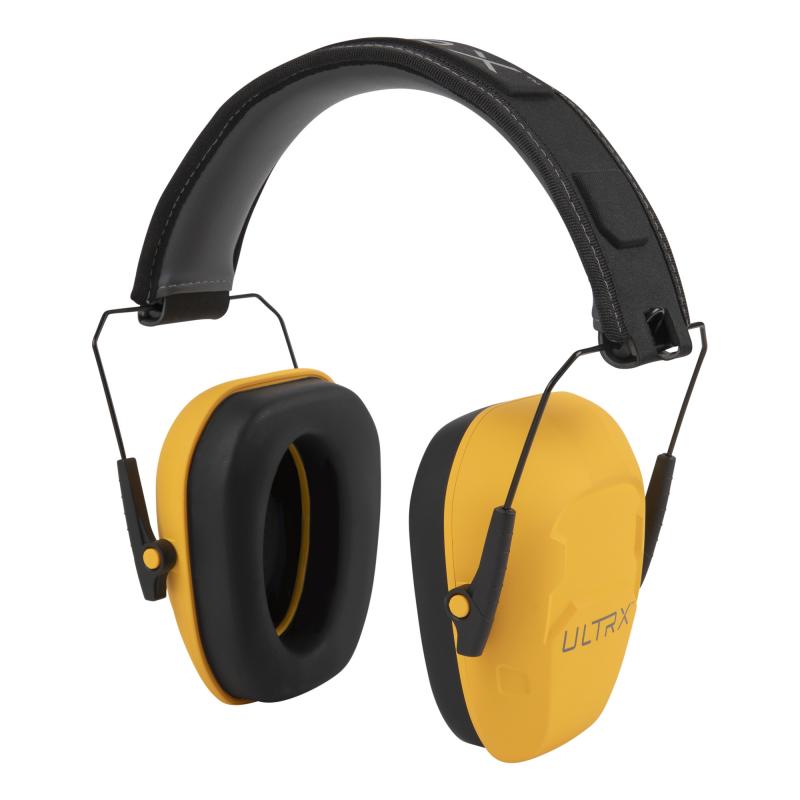 ULTRX Shield Passive Muffs, Earmuff, NRR 23dB, Yellow 4107