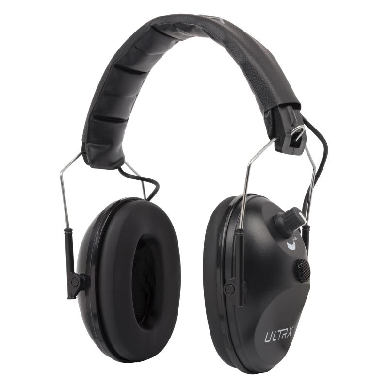 ULTRX E-Muff, Electronic Earmuff, NRR 23dB, Black 4114