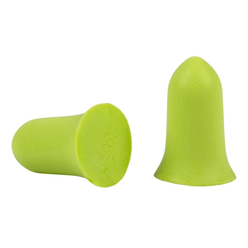 ULTRX Tapered Foam Plugs, NRR 32dB, Lime Green, 25 Pairs 4131