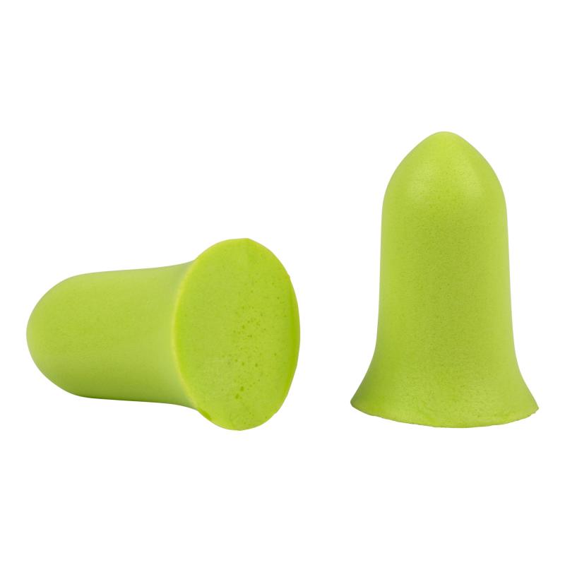 ULTRX Tapered Foam Plugs, NRR 32dB, Lime Green, 6 Pairs 4136