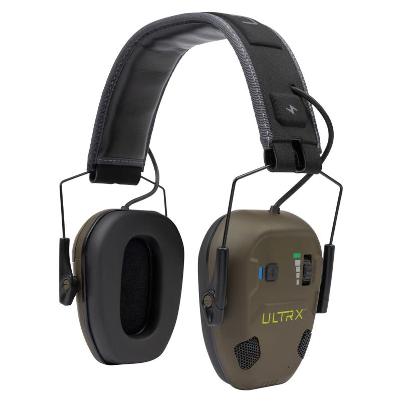ULTRX Bionic Fuse Ion, Bluetooth Electronic Earmuff, Olive 4170