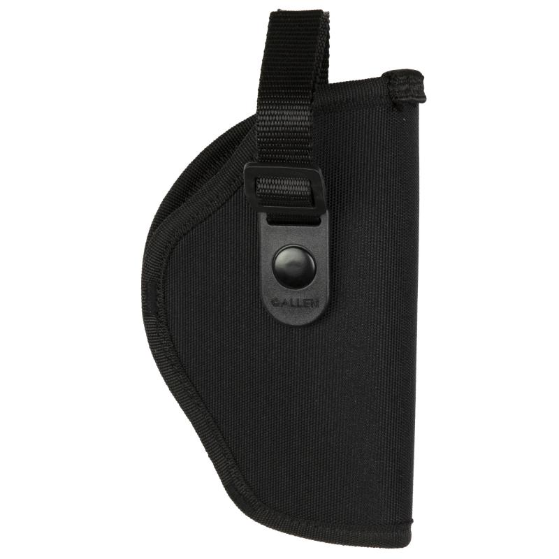 Cortez, Outside Waistband Holster, Fits Large Autos with 3.5"-4.5" Barrels, Nylon Construction, Snap Closure, Matte Finish, Black, Right Hand 44807