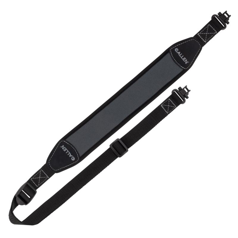 Cascade Light Sling, Neoprene Construction, Matte Finish, Gray and Black, Includes Sling Swivels 8534