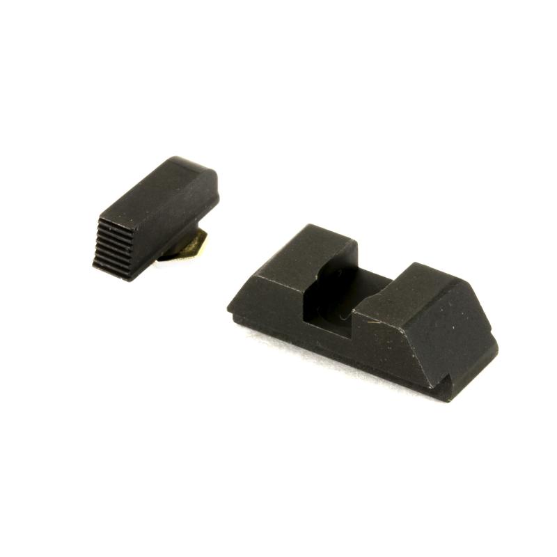 Defoor Tactical Sight Set For Glock 43 Flat Black