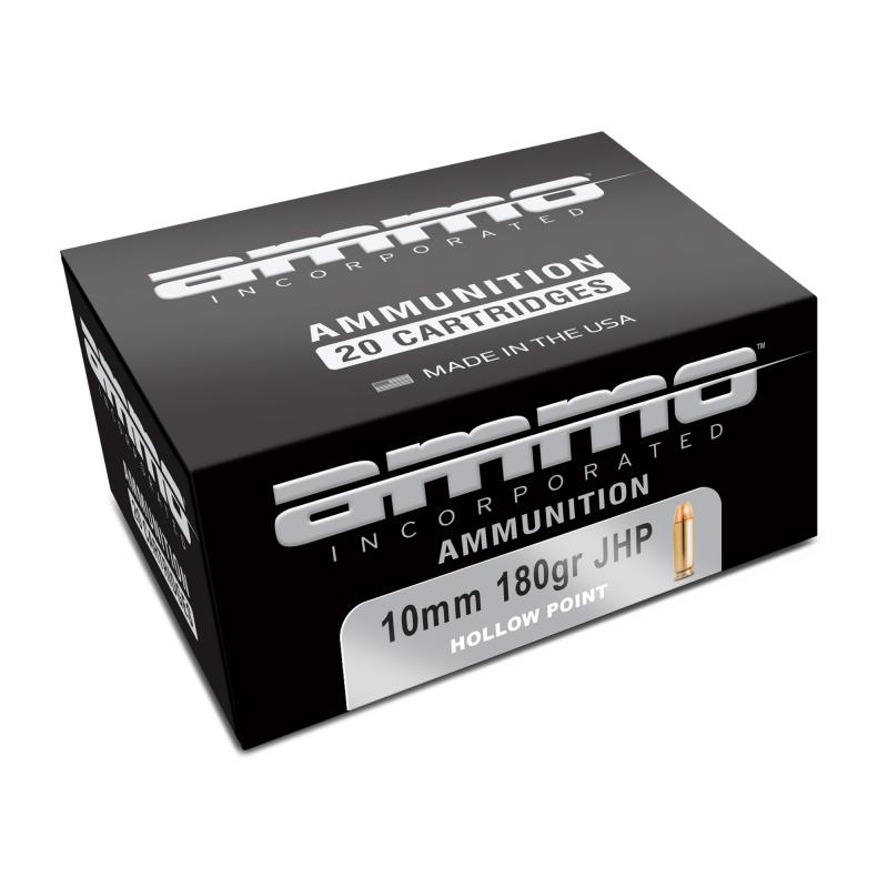 Signature Defense, 10MM, 180 Grain, Jacketed Hollow Point Bullet, 20 Round Box 10180JHP-A20