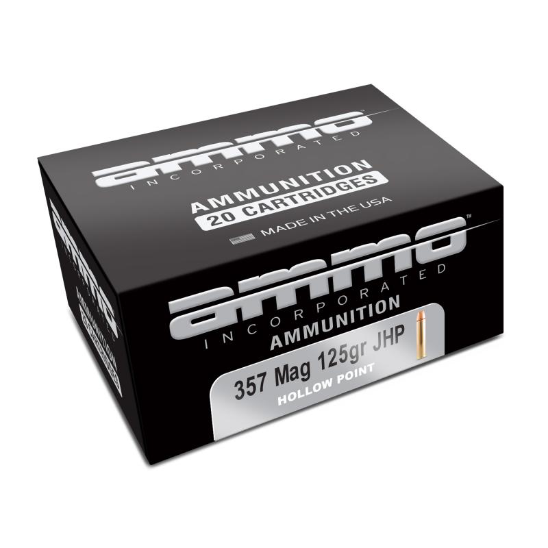 Signature Defense, 357 Magnum, 125 Grain, Jacketed Hollow Point Bullet, 20 Round Box 357125JHP-A20