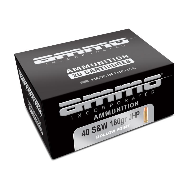 Signature Defense, 40 S&W, 180 Grain, Jacketed Hollow Point Bullet, 20 Round Box 40180JHP-A20