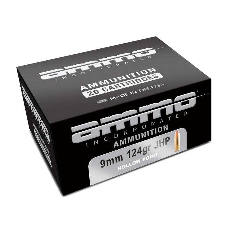 Signature, 9MM, 124 Grain, Jacketed Hollow Point, 20 Round Box 9124JHP-A20
