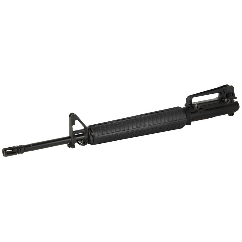 AR15 Complete Upper, 223 Remington/556NATO, 20" Barrel, 1:7 Twist, A2 Detachable Carry Handle and A2 Front Sight Block, Rifle Length Gas System, Anodized Finish, Black, Does Not Include BCG or Charging Handle APAR505611
