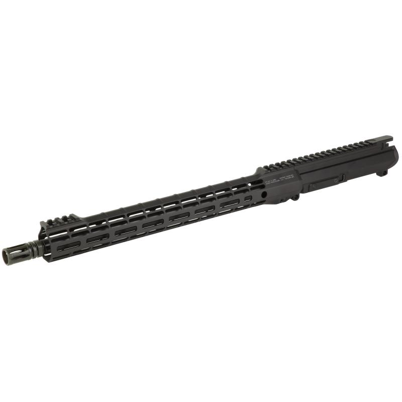 EPC-9, Complete Upper, 9MM, 16" Barrel, 1:10 Twist, ATLAS S-ONE 15" Handguard, Anodized Finish, Black, Does Not Include BCG or Charging Handle APAR620105M87
