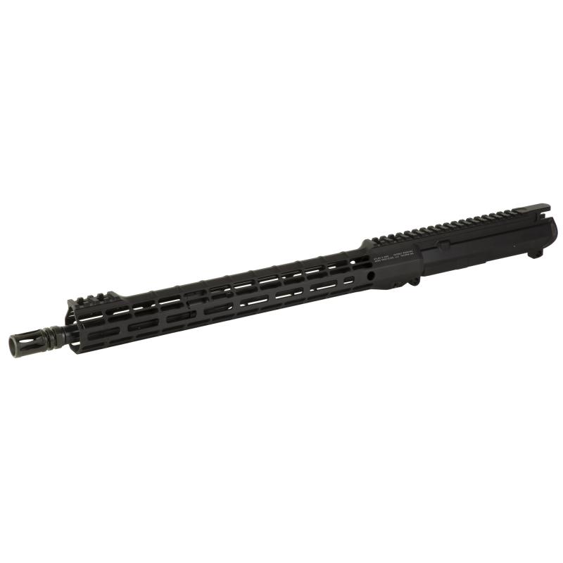 M4E1 AR15 Complete Upper, 223 Remington/556NATO, 16" Barrel, 1:7 Twist, ATLAS S-ONE Handguard, Mid Length Gas System, Anodized Finish, Black, Does Not Include BCG or Charging Handle APAR700305M7