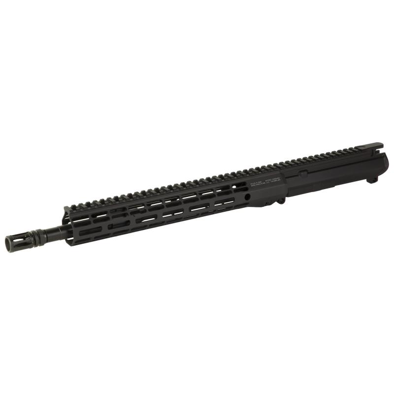 M4E1-T, AR15 Complete Upper, 223 Remington/556NATO, 14.5" Barrel, 1:7 Twist, Mid Length Gas System, ATLAS R-ONE 12.7" M-LOK Handguard, Anodized Finish, Black, Does Not Include BCG or Charging Handle APAR700704M5