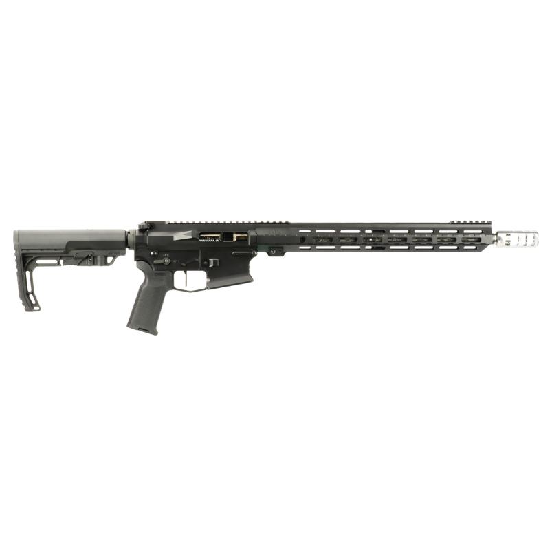 Elite LTR, Semi-Automatic Rifle, AR, 6mm ARC, 16" Proof Research Carbon Fiber Barrel, Superlative Arms Adjustable Gas Block, Elite Series Muzzle Brake, 15" Lightweight Handguard, Cerakote Finish, Black, Magpul MOE-K2 Grip, Mission First Tactical Stock, T