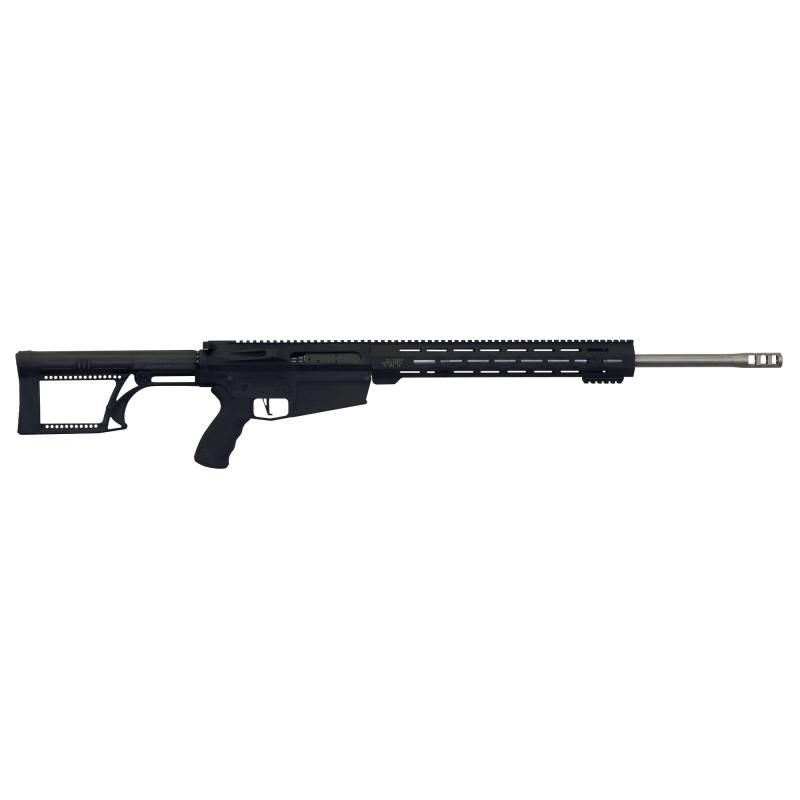 MLR, Semi-automatic, 7MM Remington Magnum, 22" Barrel, 1:9 Twist, Black Finish, Luth-AR MBA-2 Stock, CMC 3.5 Flatblade Trigger, APF 15.5" MLOK Handguard, 5Rd, 4 Magazines MLR-7MM