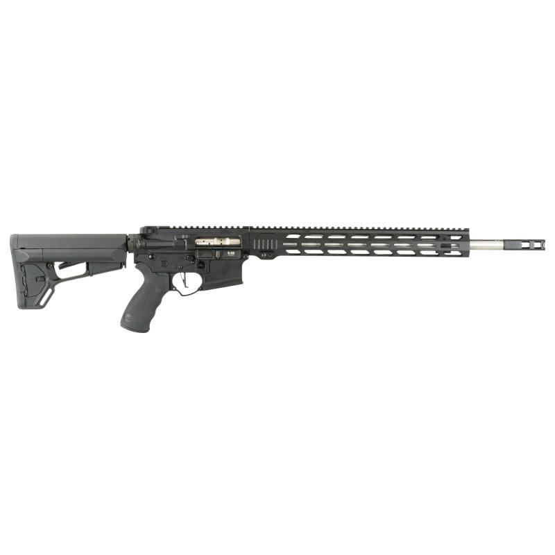 DMR 2.0, Semi-Automatic Rifle, AR, 22 Nosler, 18" Stainless Steel Barrel, 15" MLOK Handguard, Cerakote Finish, Black, Nickel Boron BCG, Ergo Grip, Magpul ACS Stock, CMC Trigger, 1 Magazine, 24 Rounds RI248