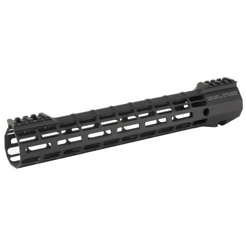 Atlas S-One, M-LOK Handguard, Fits AR10 Rifles, 12.7" Long, Anodized Finish, Black APRA538104A