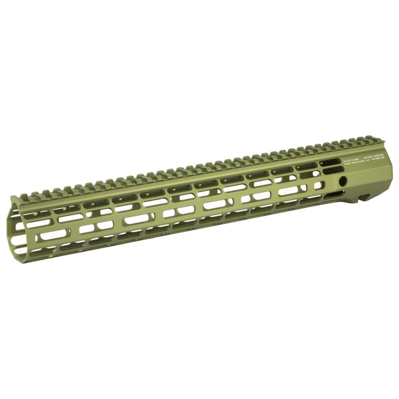 Atlas R-One, M-LOK, Handguard, 15", Anodized Finish, Olive Drab Green, Fits AR10 Rifles APRA538772A