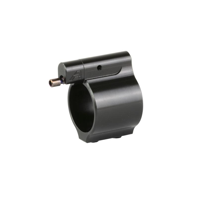 Low Profile Adjustable Gas Block, Fits AR15 with 0.936" Barrel, Nitride Finish, Black APRH101616C