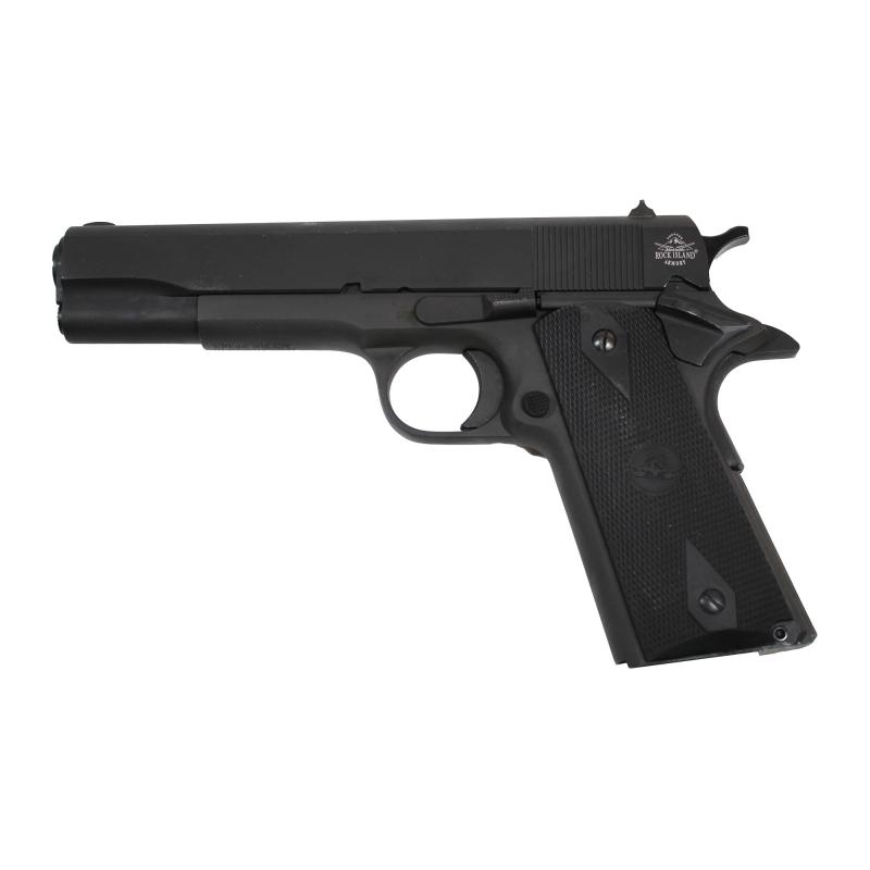 GI Entry, Semi-automatic, 1911, Full Size, 45ACP, 5" Barrel, Rubber Grips, Manual Safety, Parkerized Finish, Black, 8 Rounds, 1 Magazine 56424