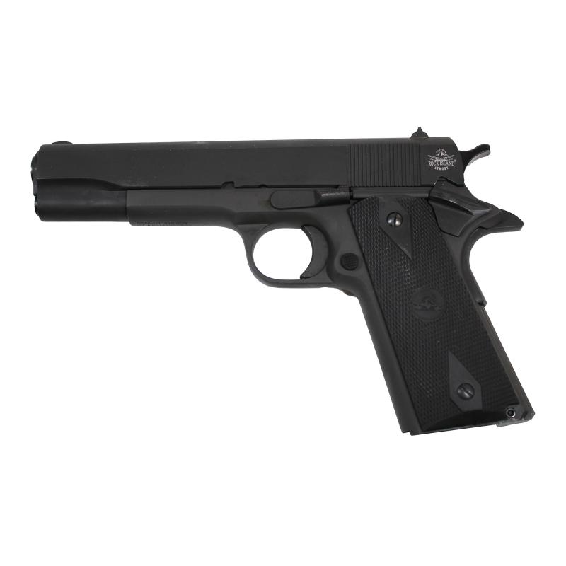 GI Entry, Semi-automatic, 1911, Full Size, 9MM, 5" Barrel, Rubber Grips, Manual Safety, Parkerized Finish, Black, 10 Rounds, 1 Magazine 56626