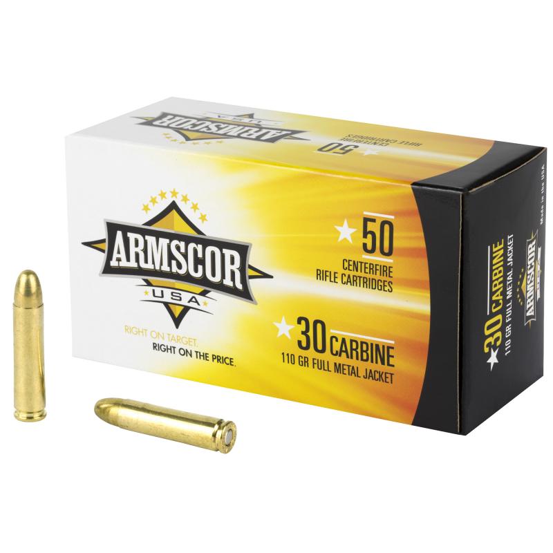 Armscor Rifle Ammunition .30 M1 110 Grain Full Metal Jacket