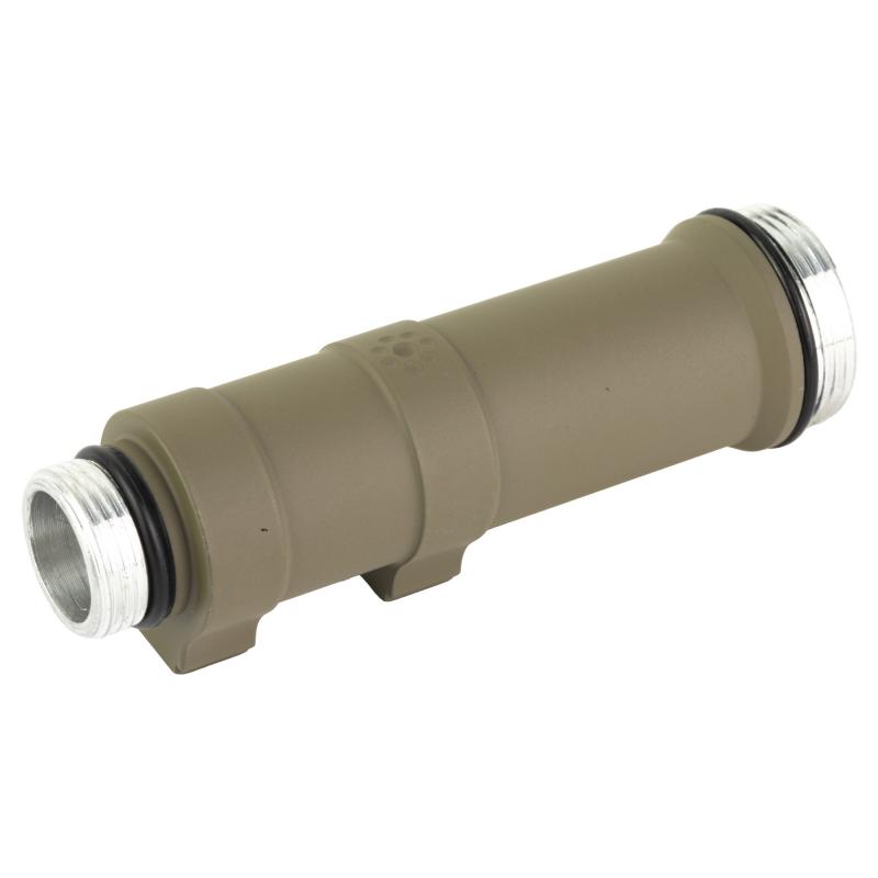18650 Series, Weaponlight Body, Compatible with SureFire M600DF/Dual Fuel Parts, Anodized Finish, Flat Dark Earth LB-18650-FDE