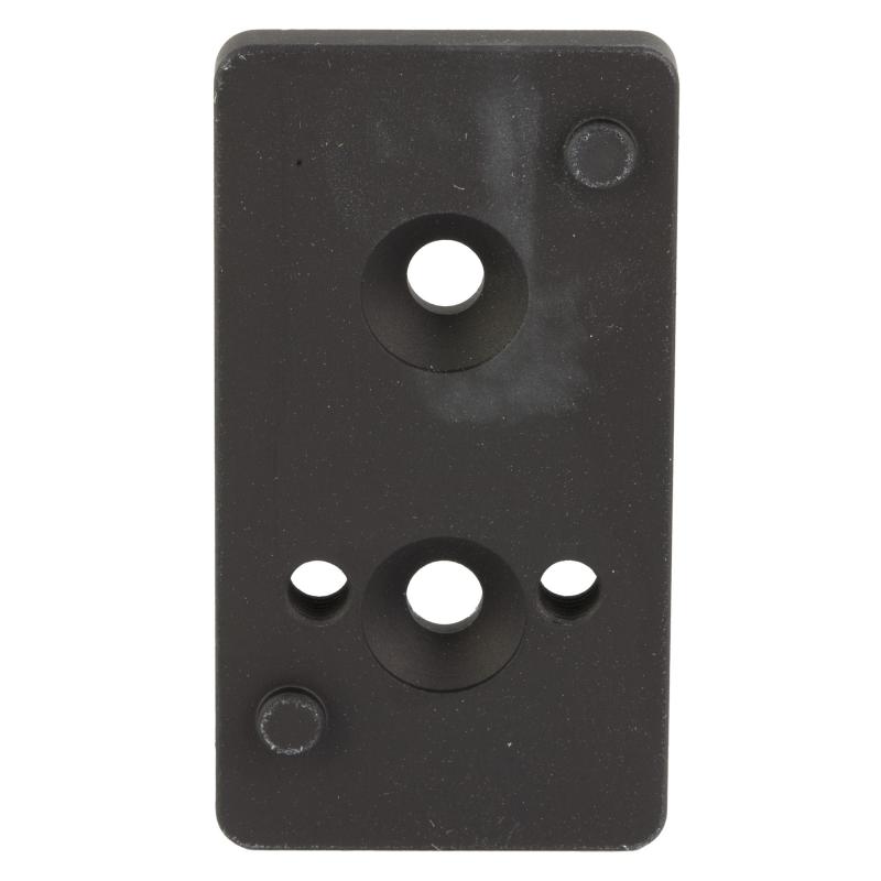 Optic Plate, Anodized Finish, Black, Fits Arisaka Offset Optic Mount, For Leupold DeltaPoint Pro, JPoint, Shield RMS, RMSc, Swampfox Sentinel, SIG Romeo Zero, Crimson Trace CT RAD Micro/Micro Pro, Eotech EFLX OOM-P4