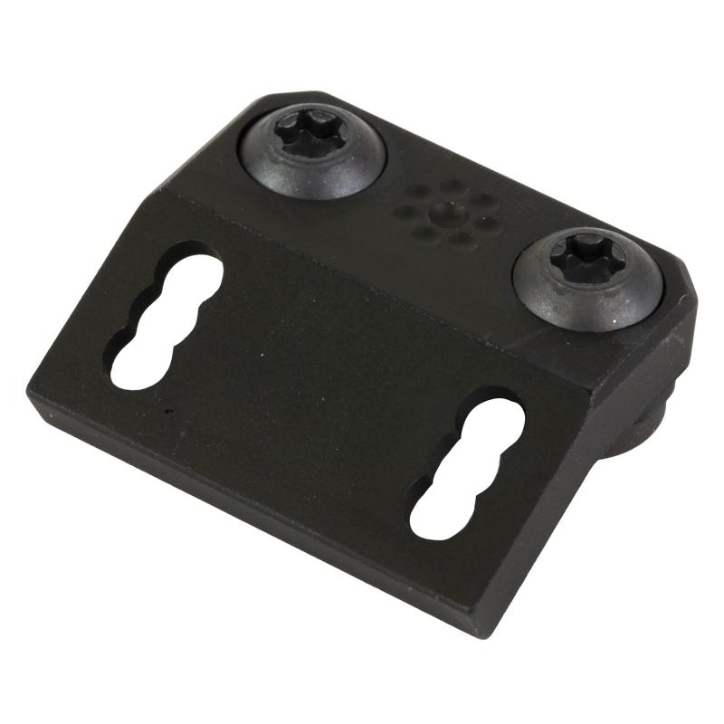 Offset Light Mount, For SureFire Scout Light Weapon Lights, Fits MLOK IWI Galil/Sig Sauer MPX, Anodized Finish, Black OSM-AM