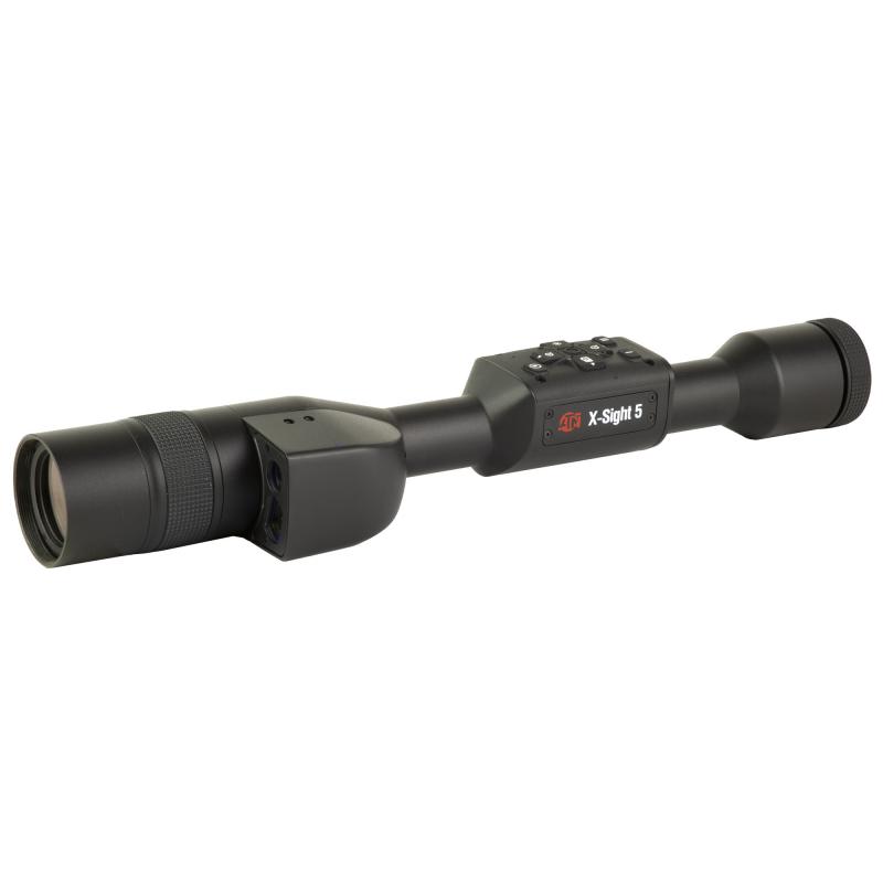 X-Sight 5, Day/Night Hunting Rifle Scope, 5-25X, Matte Finish, Black, 30mm Tube, Multi Reticle, Integrated Laser Range Finder DGWSXS5255LRF