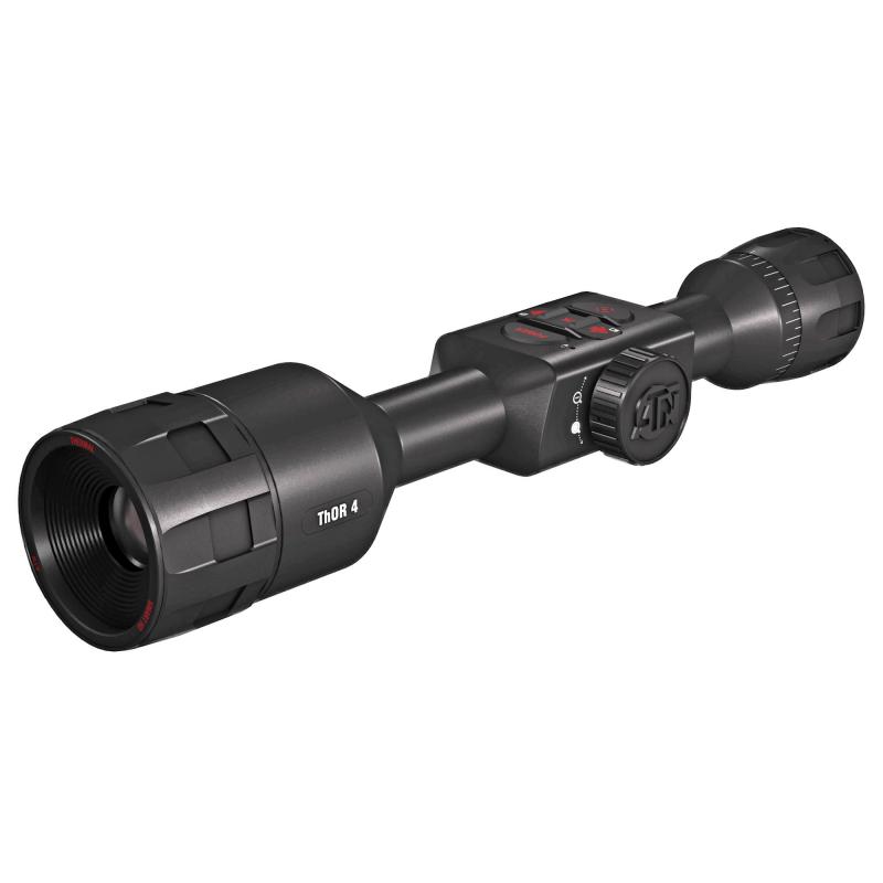 THOR 4 640, Thermal Rifle Scope, 1.5-15X, 640x480, 5 Different Reticles In Red/Green/Blue/White/Black, Full HD Video Record, WiFi, GPS, Smooth Zoom and Smartphone With iOS or Android, Black Finish, Batteries Included TIWST4642A