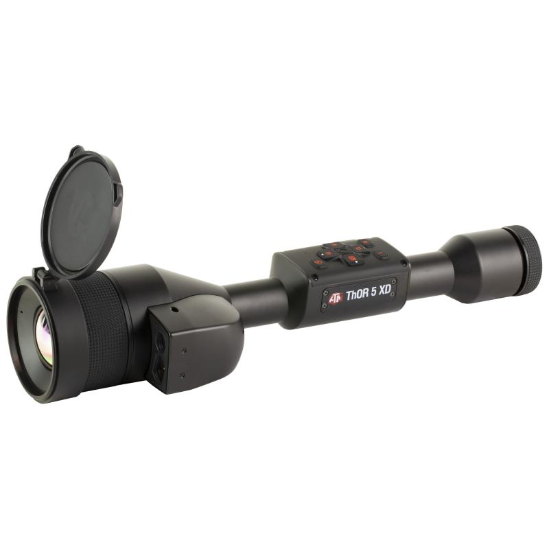 THOR 5 XD LRF, Thermal Rifle Scope, 2-20X50MM, 30MM Main Tube, 1280x1024 Sensor Resolution, Multiple Reticles, Matte Finish, Black, Integrated Laser Range Finder TIWST51250LRF