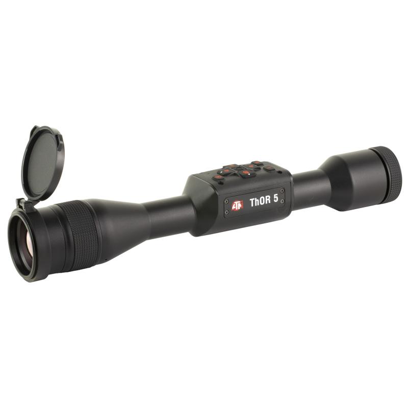 THOR 5, Thermal Rifle Scope, 4-32X50MM, 30MM Main Tube, 640x480 Sensor Resolution, Multiple Reticles, Matte Finish, Black TIWST5650A