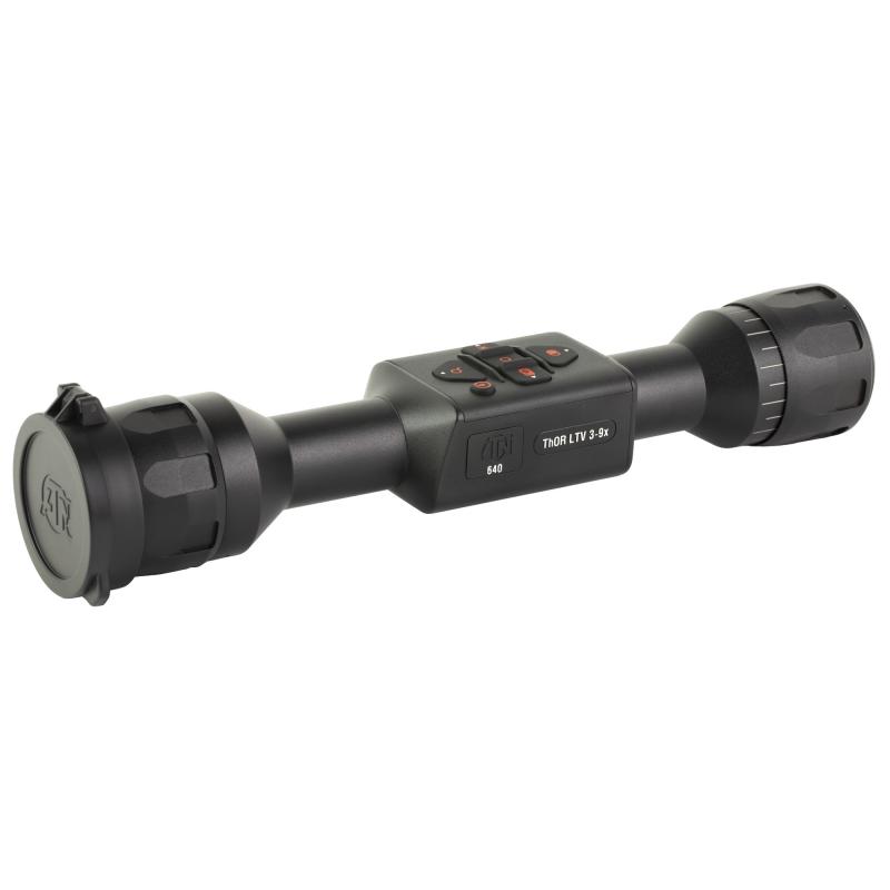 THOR LTV, Thermal Rifle Scope, 3-9X Magnification, 640x480px Resolution, Multiple Reticles, 35MM Objective, 30MM Main Tube, Matte Finish, Black TIWSTLTV635X