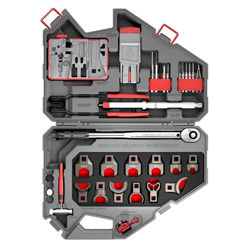 Armorer's Master Kit AR15 PRO, AR15 Tool Kit, Gray Carry Case AVAMKPRO