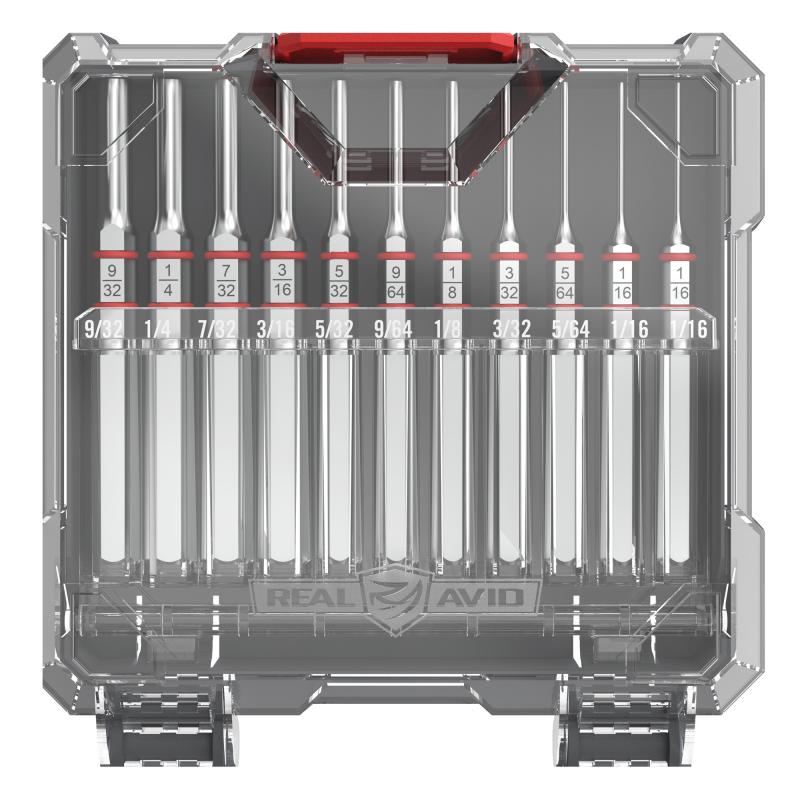Accu-Punch, 11 Piece Punch Set, Includes Case AVAPK-S