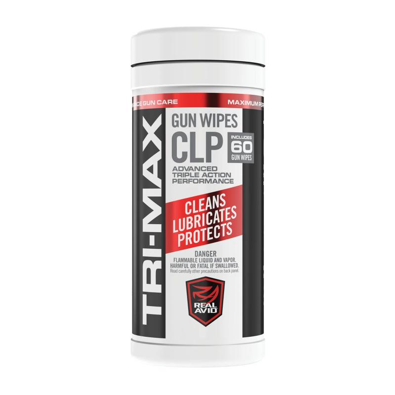TRI-MAX CLP, Cleaner and Lubricant, 60ct of Wipes AVCLPW-C60