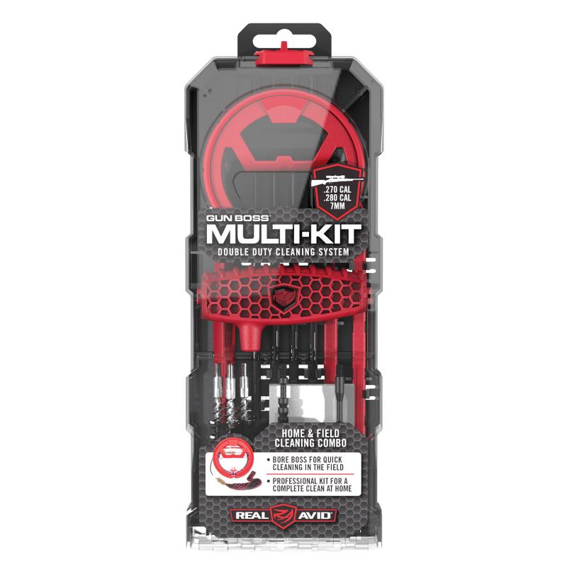 Gun Boss, Multi-Kit, Home and Field Double Duty Professional Gun Cleaning, Fits .270, .280, 7mm, Rifle AVGBMK270