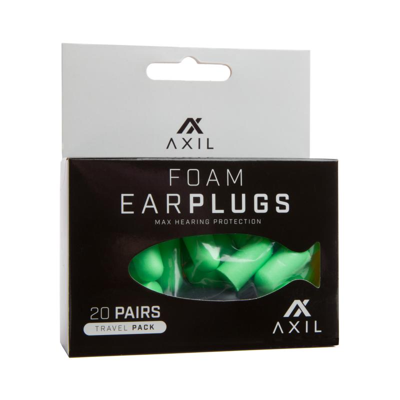 Foam Ear Plugs, Green, 20 Pair Travel Pack FP-20GKP