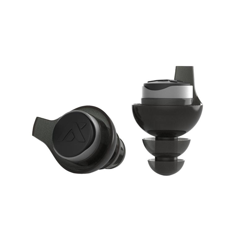 XP Defender, Ear Plug with Toggle Switch, Smoke Gray, Includes Canister and (1) Pair Medium and (1) Pair Large Tips XPD-SM-L