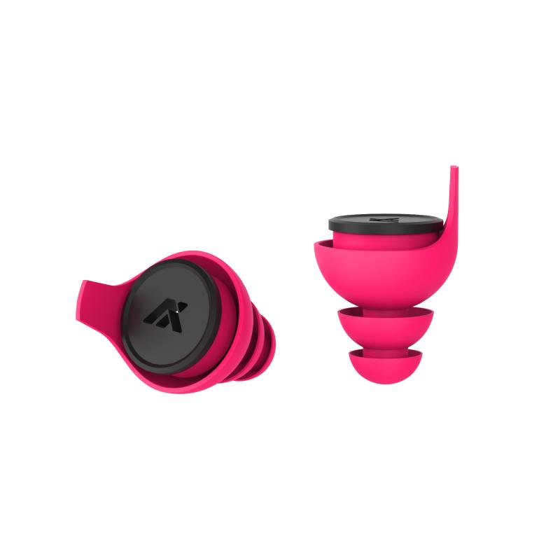 XP Reactor, Reactive Ear Plug, Pink, Includes Canister and (1) Pair Medium and (1) Pair Large Tips XPR-PM-L