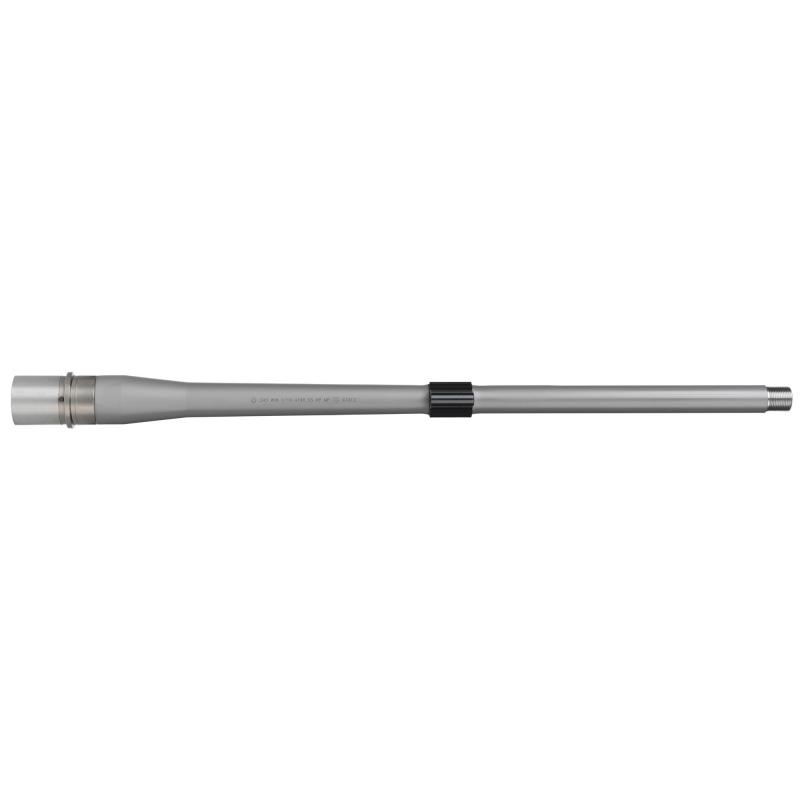 Hanson Mid-Length, 1:10 Twist Barrel, 243 Winchester, 18", Mid Length Gas System, Fits AR-10, 5/8x24 Threaded, Bead Blasted Finish, Stainless Steel, Includes Low Profile Gas Block BABL243001P
