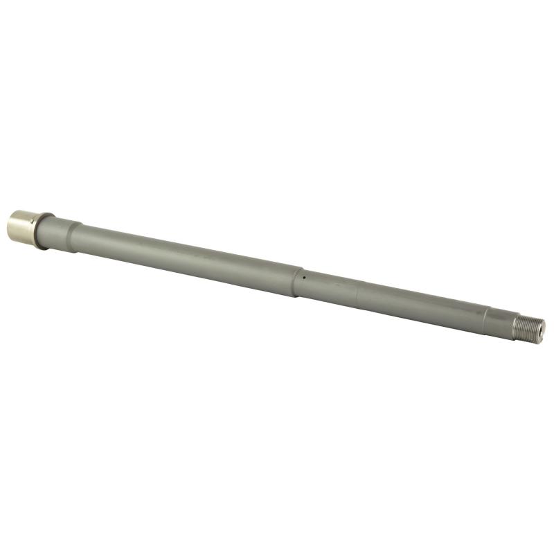 6.5GRNm Series, SPR Profile Barrel, 6.5 Grendel, Fits AR15, 16" Threaded Barrel, 5/8x24" Thread Pitch, 1:8" Barrel Twist, Mid-Length Gas System, Bead Blasted Stainless Steel, Silver BABL65G005P