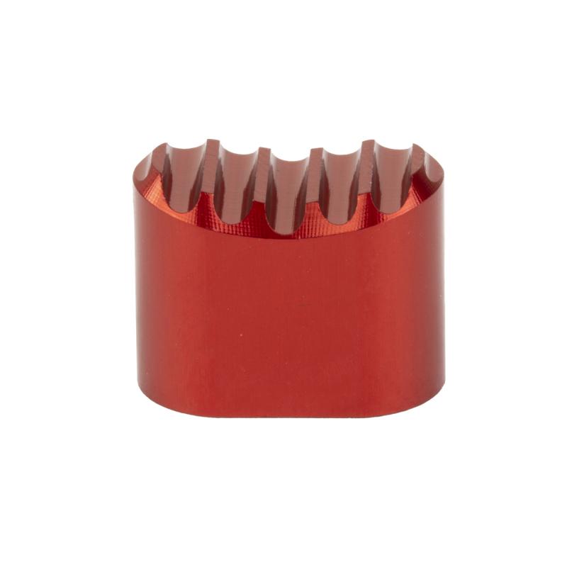 Enhanced Magazine Release, Anodized Finish, Red, Aluminum Construction BAD-EMR-R