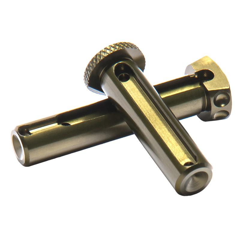 Enchanced Pin Set, Takedown Pins, Anodized Finish, Olive Drab Green, Aluminum Construction BAD-EPS-AL-ODG