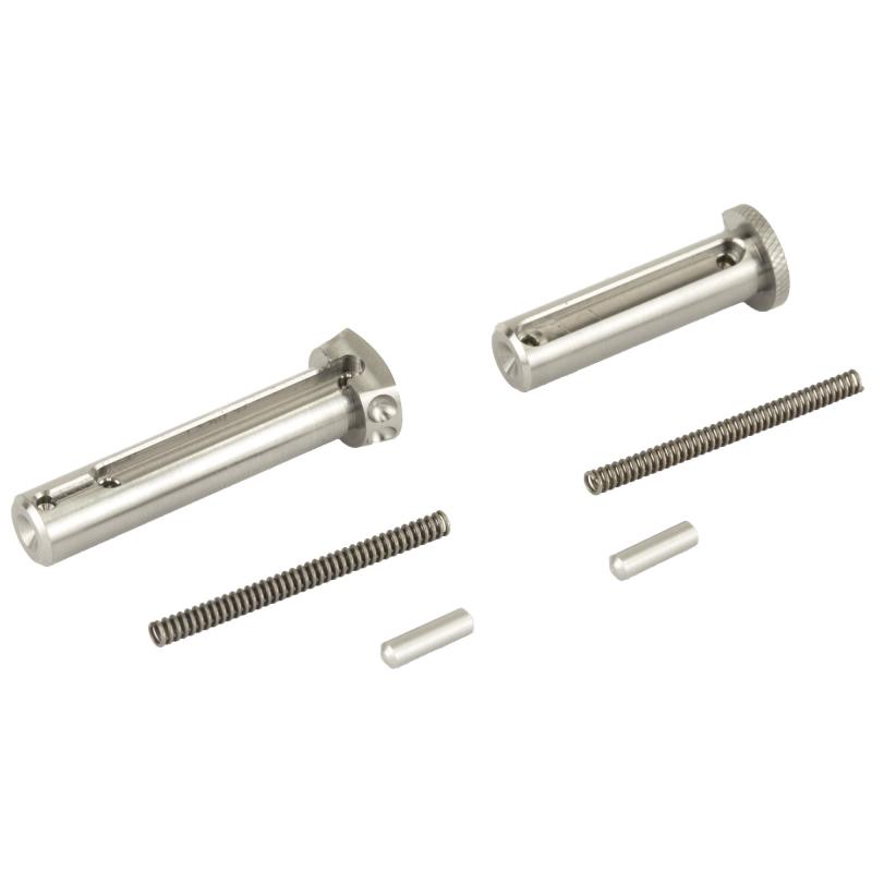 Enhanced Pin Set Kit, For AR Rifles, Includes BAD-ETP-TI, BAD-EPP-TI, 2 KNS Detents, and 2 Springs,Titanium Finish 100-015-185