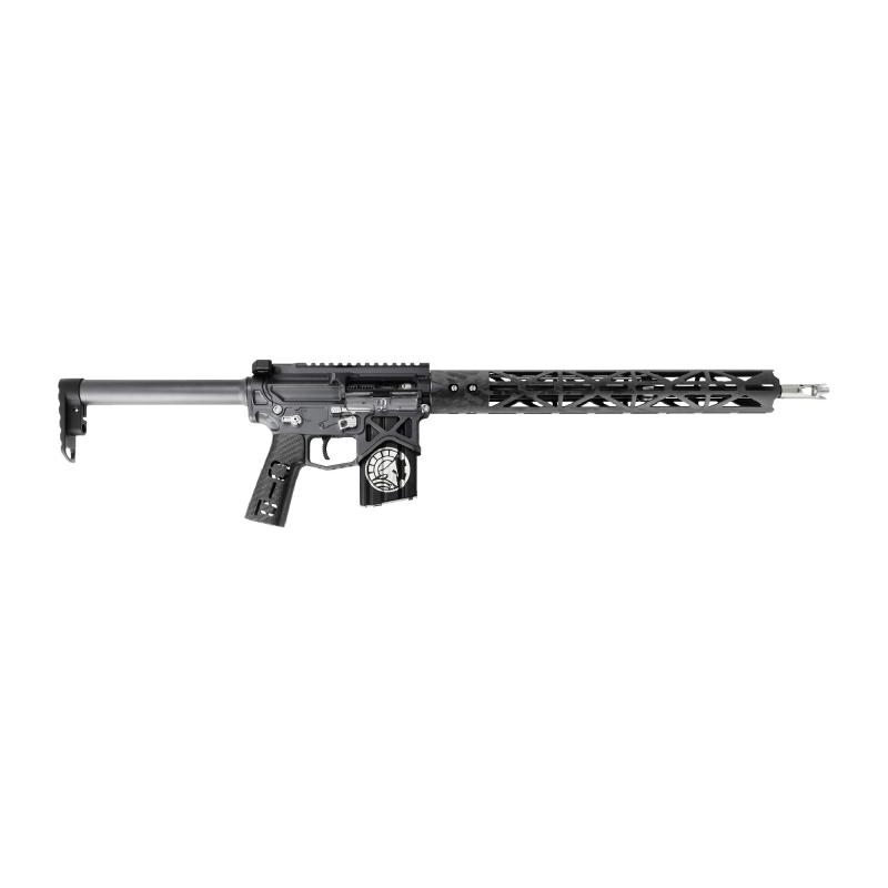 OIP, Semi-automatic Rifle, AR, 223 Remington/556NATO, 16" Barrel, Carbon Fiber MLOK Handguard, Anodized Finish, Gray, Carbon Fiber Grip, Ambidextrous, 1 Mag and Hard Case OIP-003