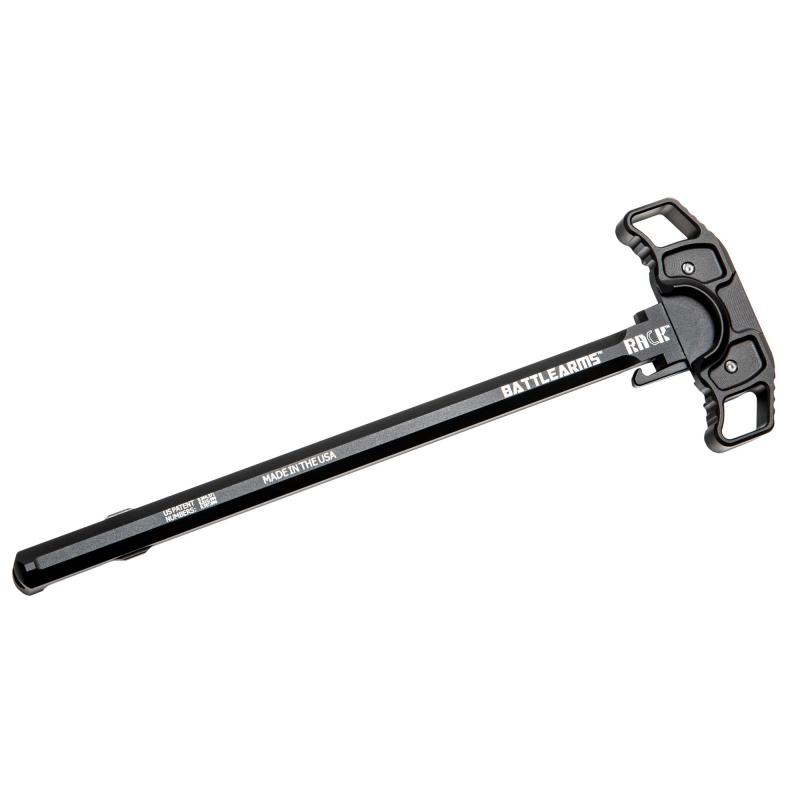 Rack Charging Handle, Fits DPMS Pattern Rifles, Matte Finish, Black, Ambidextrous BAD-RACK-308