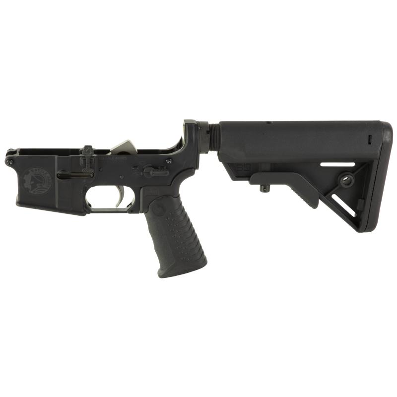 Workhorse, 223 Remington/556NATO, Anodized Finish, Black, B5 Stock, Complete Lower Receiver WH-LR-R-B5